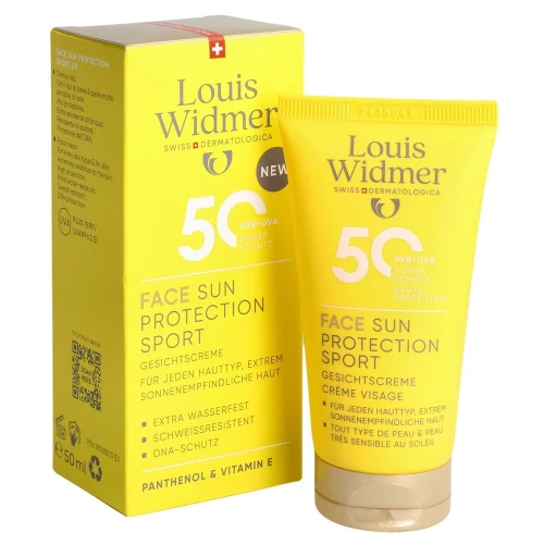 LOUIS WIDMER Face Sun Protect Sport LSF50 parfümiert 50 ml