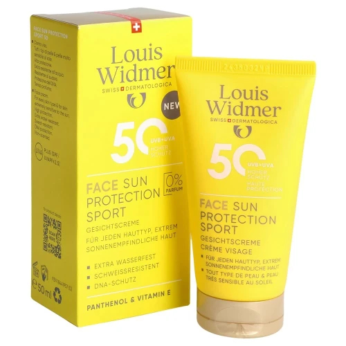 LOUIS WIDMER Face Sun Protect Sport LSF50 ohne Parfüm 50 ml