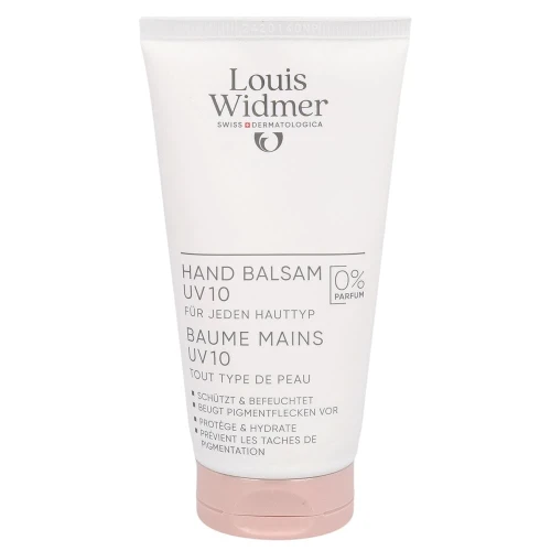 LOUIS WIDMER Hand Balsam UV10 ohne Parfum 75 ml