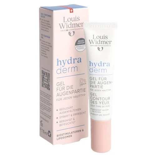 LOUIS WIDMER Hydraderm Gel Augenpartie ohne Parfüm 15 ml