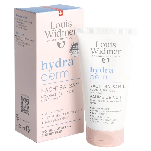 LOUIS WIDMER Hydraderm Nachtbalsam parfümiert 50 ml