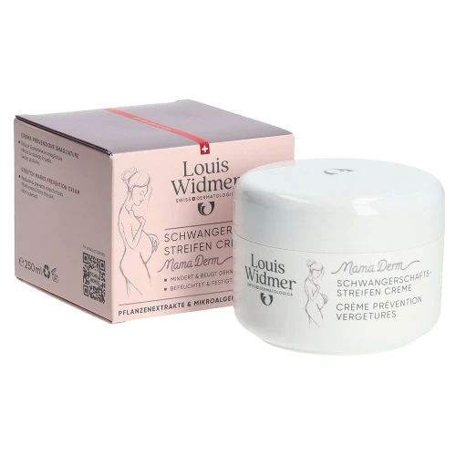 LOUIS WIDMER MamaDerm Schwangerschafts Creme ohne Parfum 250 ml