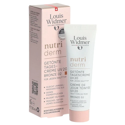 LOUIS WIDMER Nutriderm Tagescreme getönt UV20 bronze parfümiert 30 ml