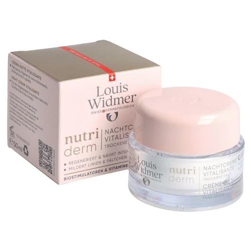 LOUIS WIDMER Nutriderm Nachtcreme Vitalisante parfümiert 50 ml
