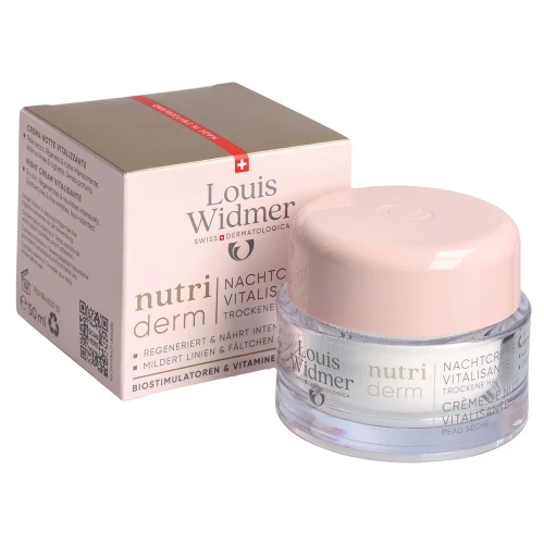 LOUIS WIDMER Nutriderm Nachtcreme Vitalisante ohne Parfum 50 ml