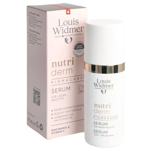 LOUIS WIDMER Nutriderm Pigmacare Serum ohne Parfum 30 ml