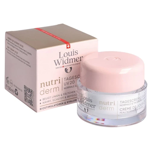 LOUIS WIDMER Nutriderm Tagescreme UV20 ohne Parfum 50 ml