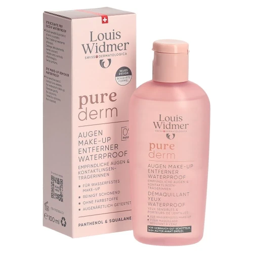 LOUIS WIDMER Purederm Augen Make-up Entferner Waterproof 100 ml