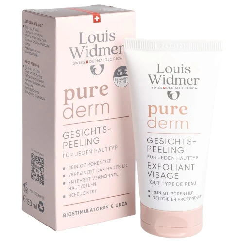 LOUIS WIDMER Purederm Gesichtspeeling parfümiert 50 ml