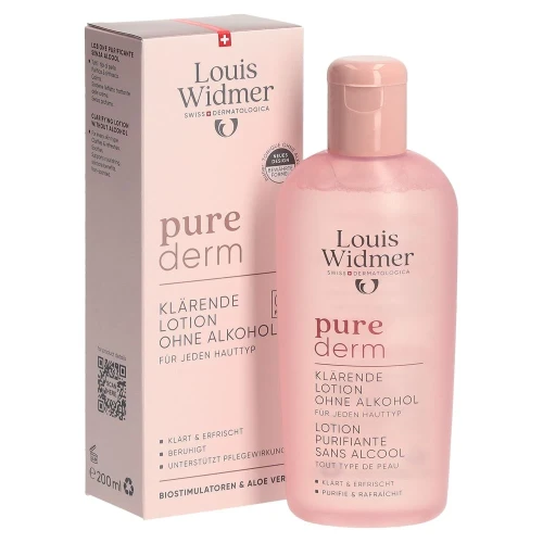 LOUIS WIDMER Purederm klärende Lotion ohne Alkohol ohne Parfüm 200 ml