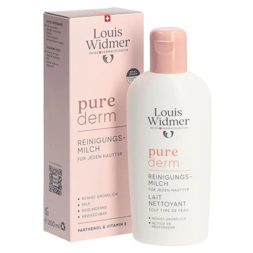 LOUIS WIDMER Purederm Reinigungsmilch parfümiert 200 ml
