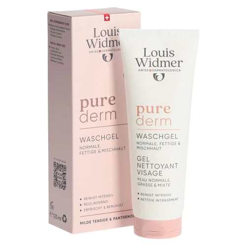 LOUIS WIDMER Purederm Waschgel parfümiert 125 ml