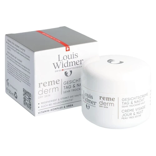 LOUIS WIDMER Remederm Gesichtscreme Tag Nacht parfümiert 50 ml