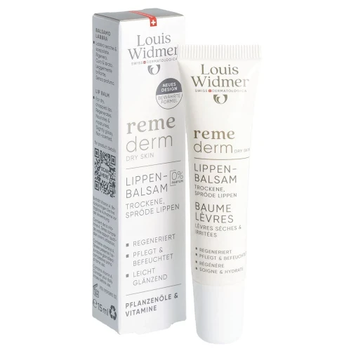 LOUIS WIDMER Remederm Lippenbalsam ohne Parfum 15 ml