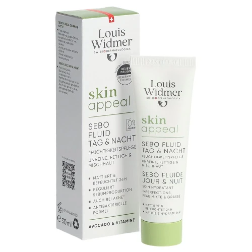 LOUIS WIDMER Skin Appeal Sebo Fluid Tag Nacht 30 ml
