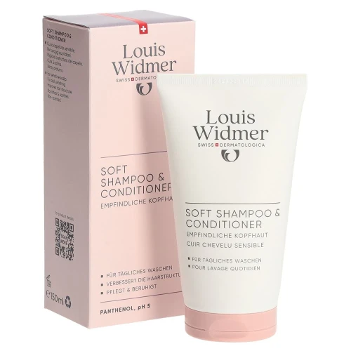 LOUIS WIDMER Soft Shampoo und Conditioner ohne Parfüm 150 ml