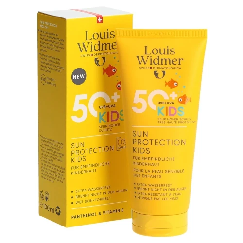 LOUIS WIDMER Sun Protection Kids LSF50+ ohne Parfüm 100 ml