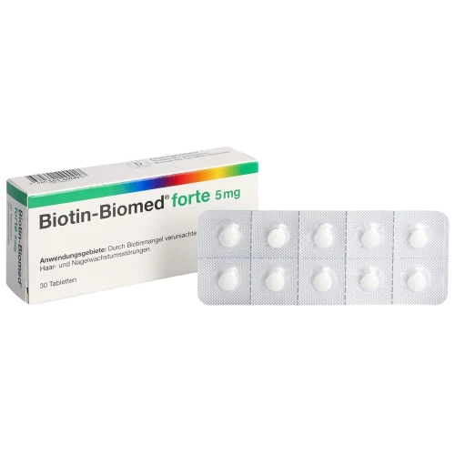 BIOTIN Biomed forte Tabl 5 mg 30 Stk