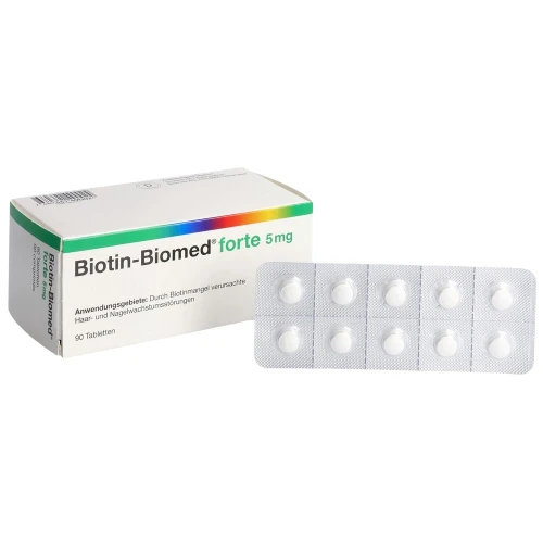 BIOTIN Biomed forte Tabl 5 mg 90 Stk