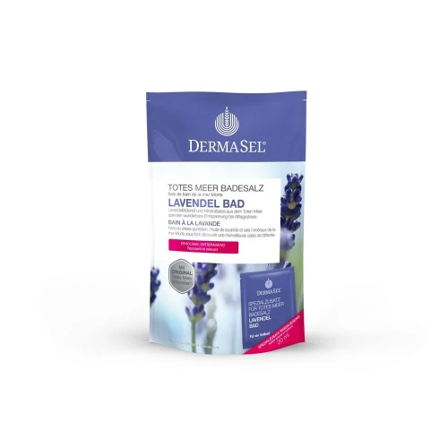 DERMASEL Badesalz Lavendel D/F 400 g
