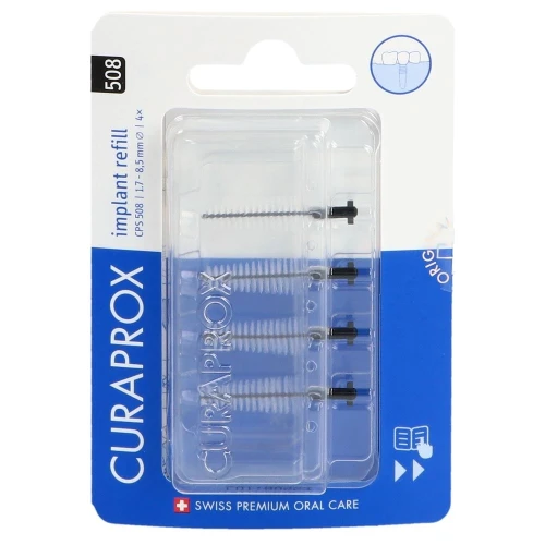 CURAPROX CPS 508 Implant refill 4x schwarz