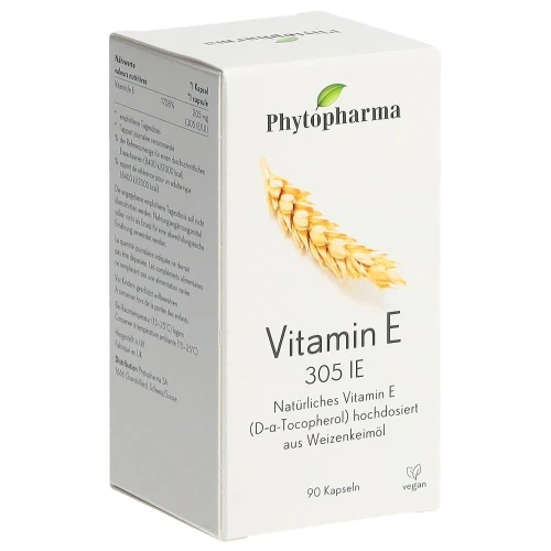 PHYTOPHARMA Vitamin E Kaps 305 IE Ds 90 Stk