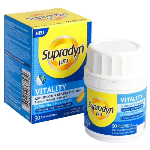 SUPRADYN pro Vitality Filmtabl Ds 30 Stk