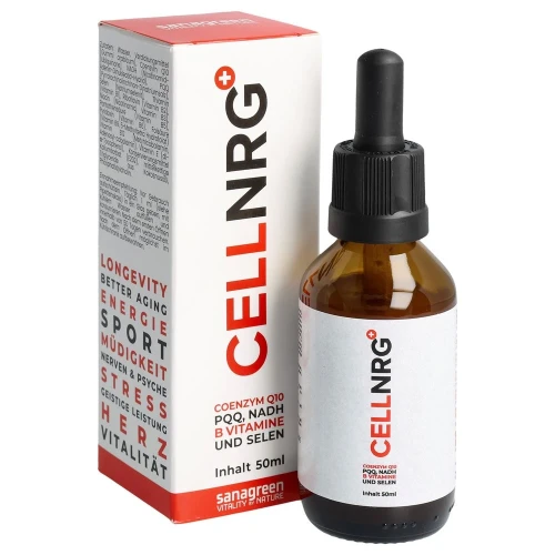CELLNRG sanagreen mizell Q10 NADH PQQ B-Vit 50 ml