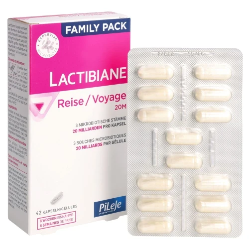 LACTIBIANE Voyage Family Pack Kaps 42 Stk