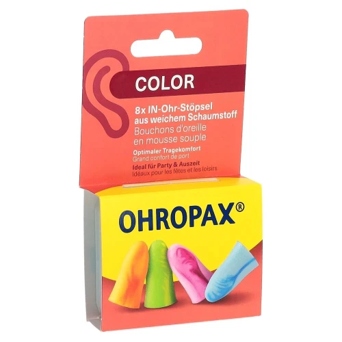 OHROPAX Ohrstöpsel Color Soft 8 Stk