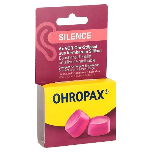 OHROPAX Ohrstöpsel Silicon Silence 6 Stk