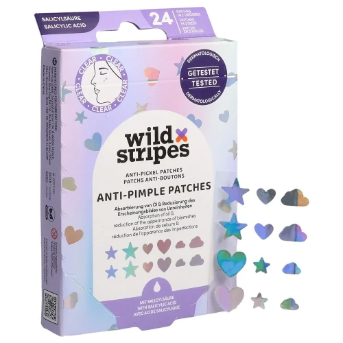 WILD STRIPES Anti-Pickelpfl Salicylsäure 24 Stk