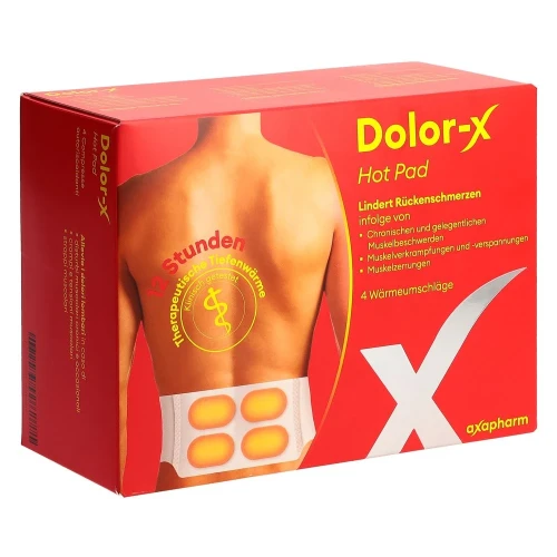 DOLOR-X Hot Pad Wärmeumschläge 4 Stk