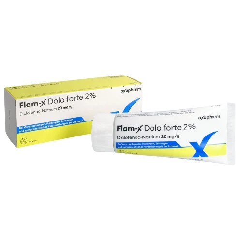FLAM-X Dolo forte Gel 2 % Tb 180 g