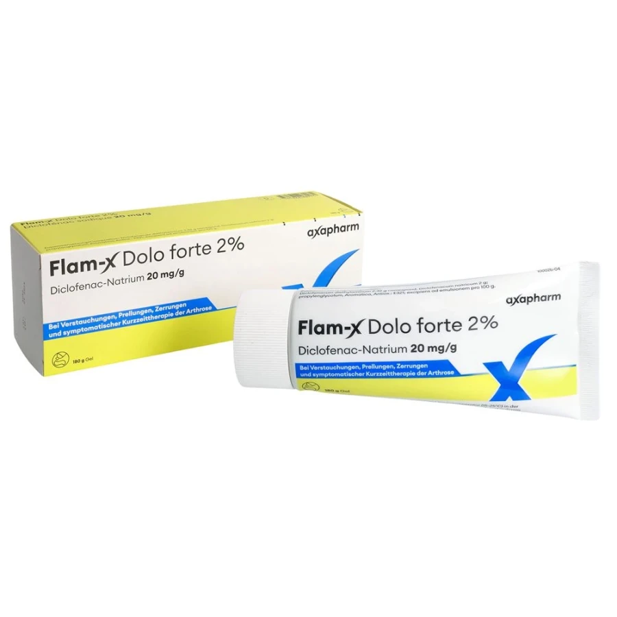 FLAM-X Dolo forte Gel 2 % Tb 180 g FLAM-X Dolo forte Gel 2 % Tb 180 g
