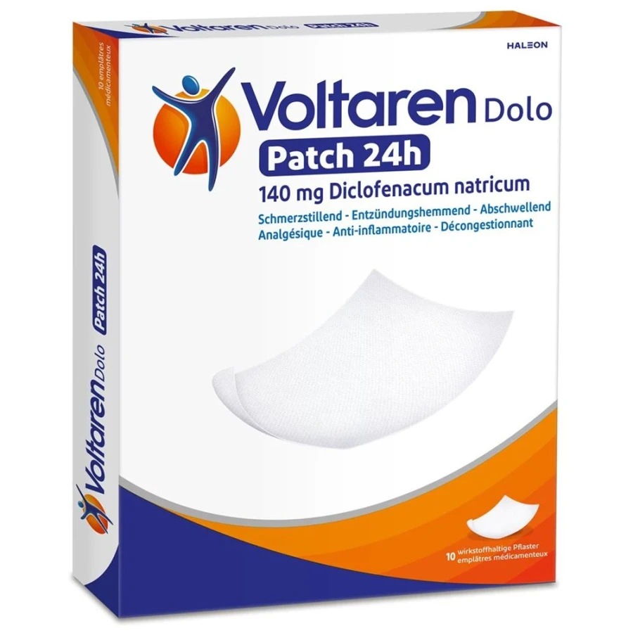 VOLTAREN DOLO 24h Patch Pfl 140 mg Btl 10 Stk VOLTAREN DOLO 24h Patch Pfl 140 mg Btl 10 Stk