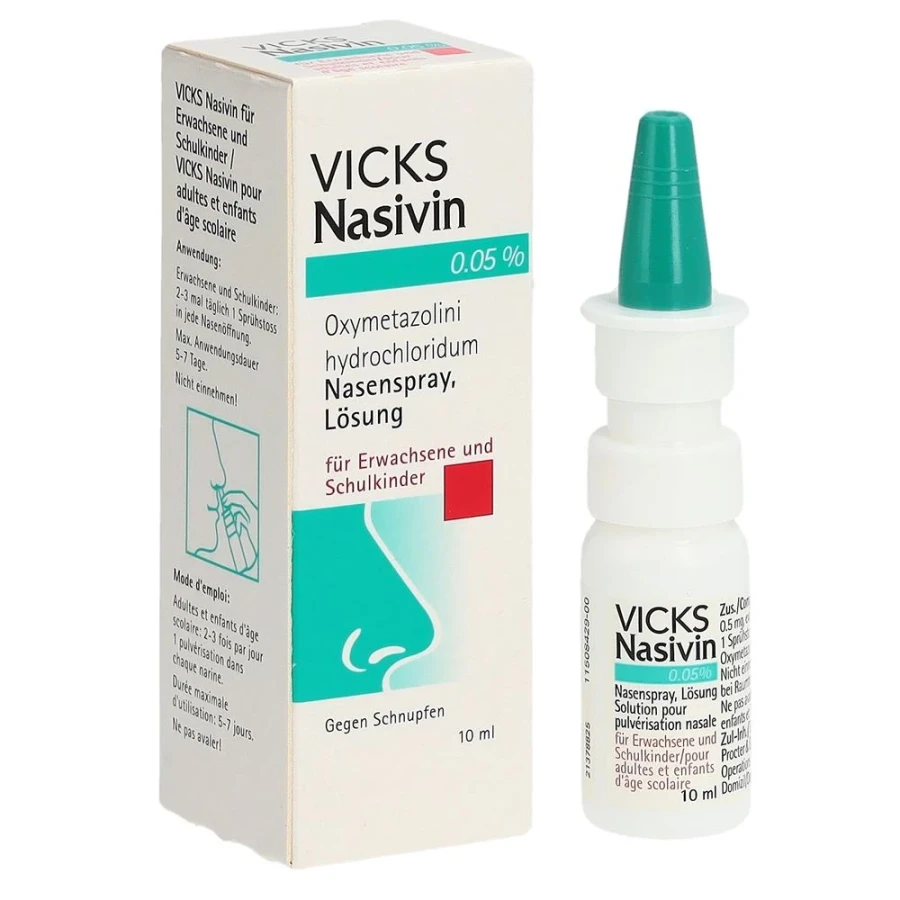 VICKS NASIVIN Nasenspray 0.05 % Fl 10 ml VICKS NASIVIN Nasenspray 0.05 % Fl 10 ml