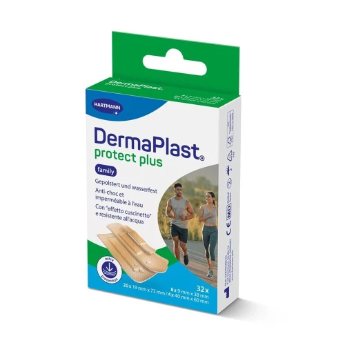 DERMAPLAST ProtectPlus Family 3 Grössen 32 Stk