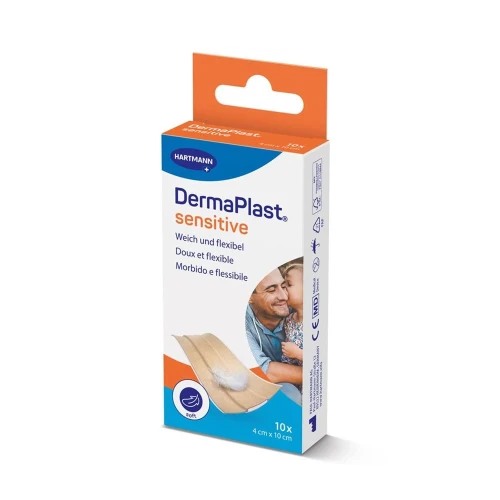 DERMAPLAST Sens Schnellverb 4x10cm bei 10 Stk