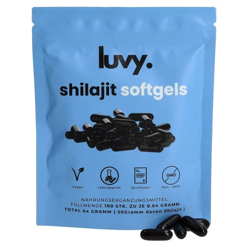 LUVY Shilajit Weichkaps Btl 100 Stk