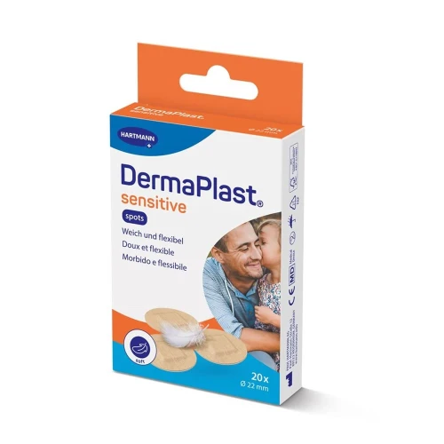 DERMAPLAST Sensitive Spots 22mm 20 Stk