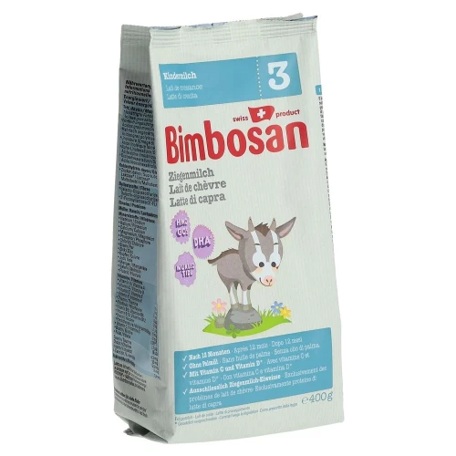 BIMBOSAN Ziegenmilch 3 Kinder refill Btl 400 g