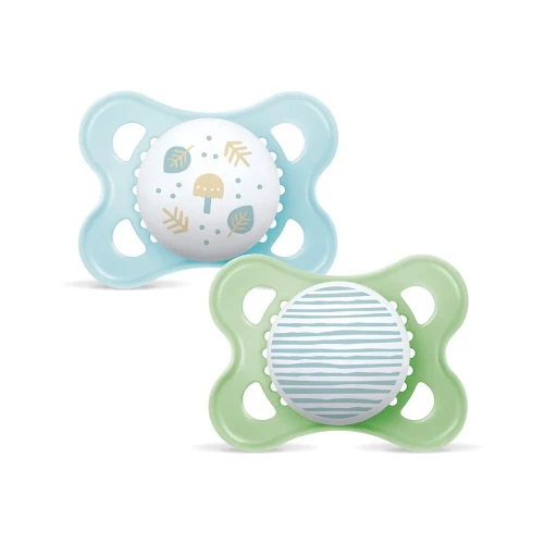 MAM Original Nuggi Sil 0-6m Boy 2 Stk