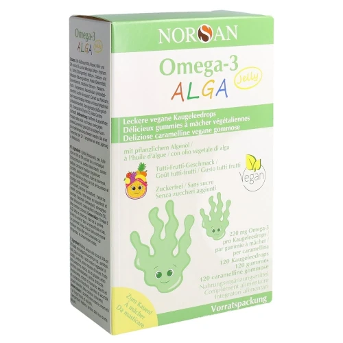 NORSAN Omega-3 ALGA Jelly vegan Blist 120 Stk