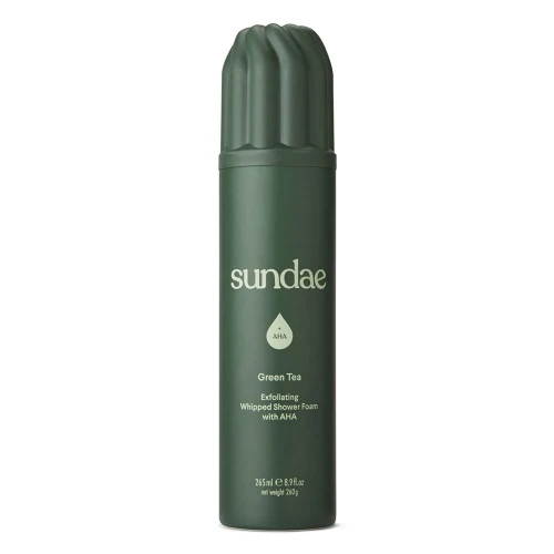 SUNDAE Whipped Body Shower Foam Gr Tea AHA 265 ml