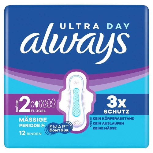 ALWAYS Ultra Binde Gr2 Long Flügeln 12 Stk