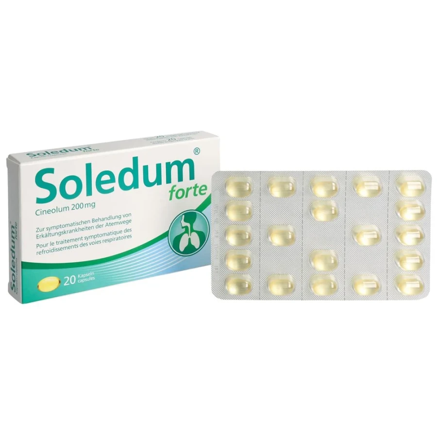 SOLEDUM forte Weichkaps 200 mg 20 Stk SOLEDUM forte Weichkaps 200 mg 20 Stk