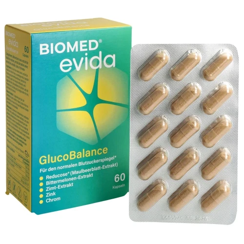 BIOMED EVIDA GlucoBalance Kaps 60 Stk