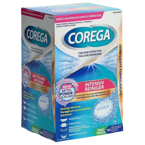 COREGA Intensiv Reiniger Tabs 108 Stk