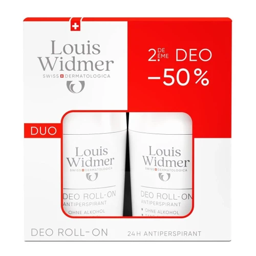 WIDMER Deo-Duo Roll-on Antipersp parf 2 x 50 ml